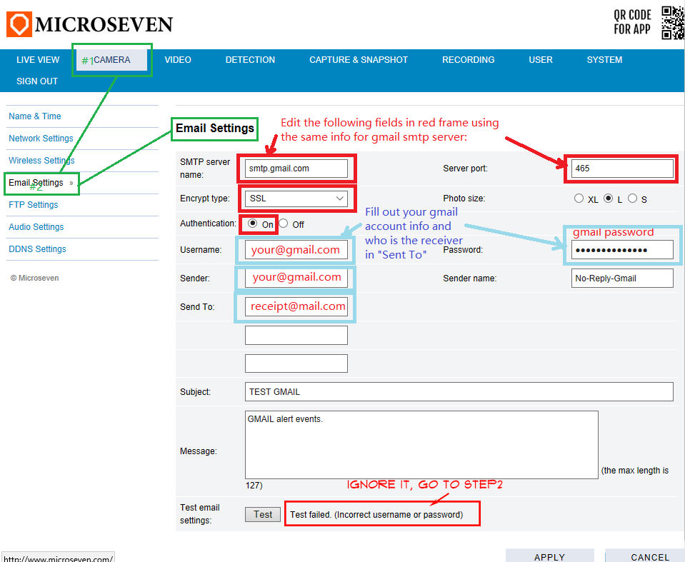 How To Set Up SMTP Server In Email Settings Via A Gmail Microseven 