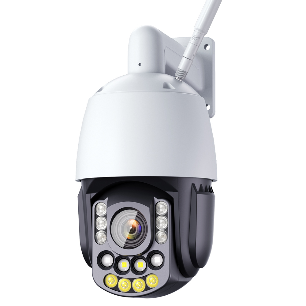 Microseven Professional Open Source, Remote Managed, 4K/8MP (3840X2160) UltraHD PoE+, Wi-Fi, 30X Optical Zoom Pan Tilt Speed Dome IP Camera, Smart Motion Detection & Auto Tracking, Indoor / Outdoor PTZ Camera, Spotlights Smart Color Night Vision 256GB SD Slot,Day & Night, Sony Starvis CMOS, IP66 Weatherproof, Two-Way Audio, Auto Cruise, ONVIF, Web GUI & Apps, CMS (Camera Management System), Cloud Storage + Broadcasting on YouTube and Microseven AI CV