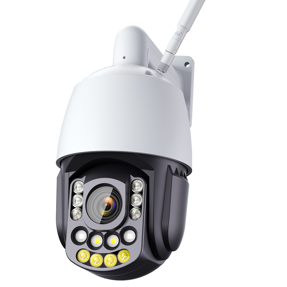 Microseven Professional Open Source, Remote Managed, 4K/8MP (3840X2160) UltraHD PoE+, Wi-Fi, 30X Optical Zoom Pan Tilt Speed Dome IP Camera, Smart Motion Detection & Auto Tracking, Indoor / Outdoor PTZ Camera, Spotlights Smart Color Night Vision 256GB SD Slot,Day & Night, Sony Starvis CMOS, IP66 Weatherproof, Two-Way Audio, Auto Cruise, ONVIF, Web GUI & Apps, CMS (Camera Management System), Cloud Storage + Broadcasting on YouTube and Microseven AI CV